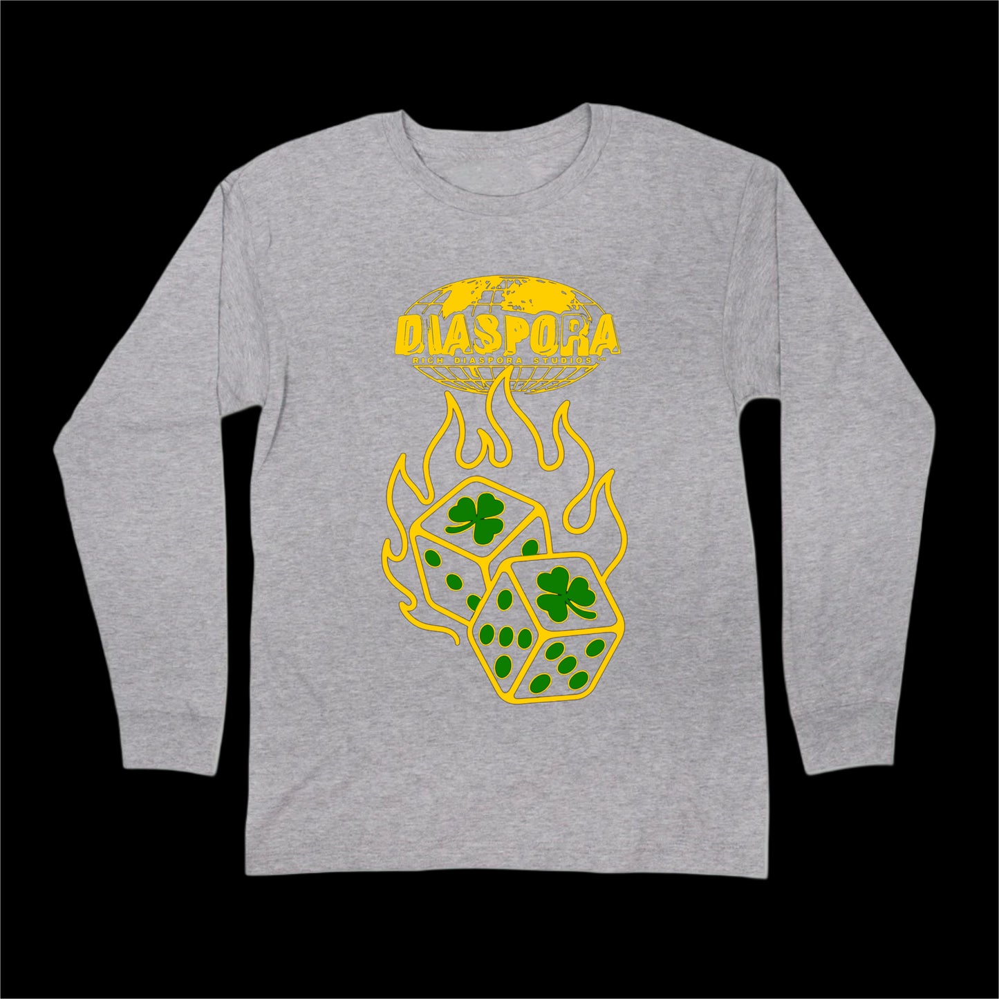 HOT STREAK LONG SLEEVE TEE — BLUE